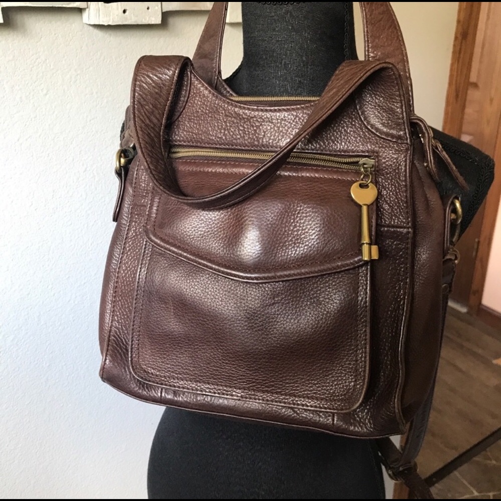 FOSSIL LEATHER CROSSBODY
